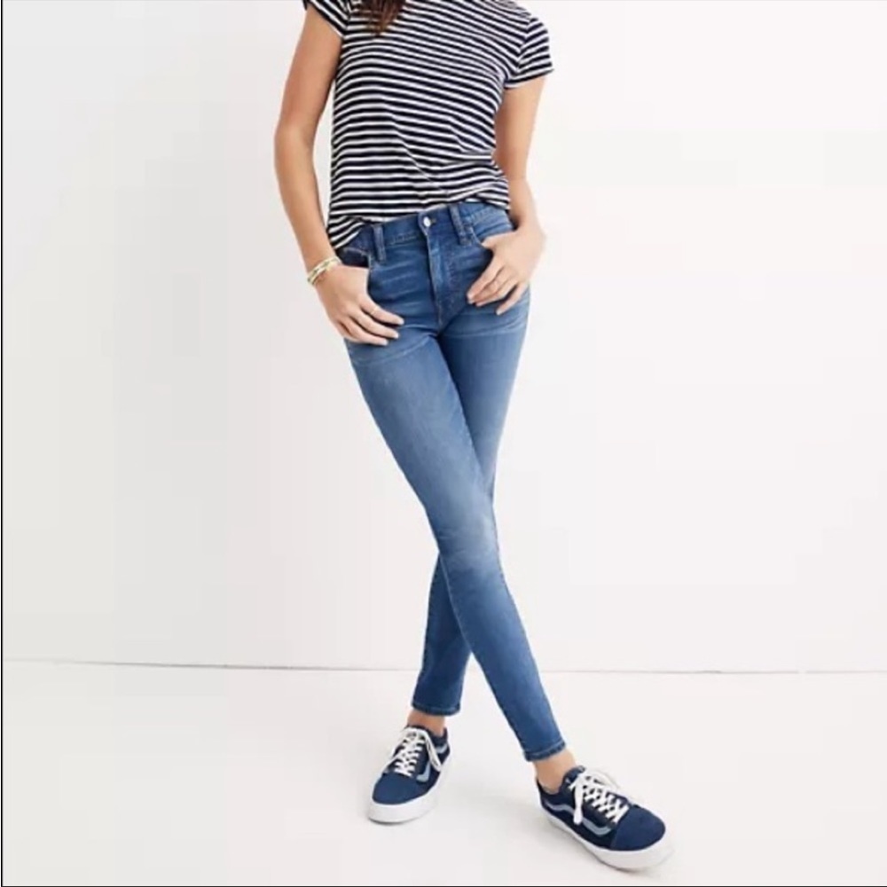 C23 Madewell Tall Roadtripper Crop Jeans in Iberia Wash